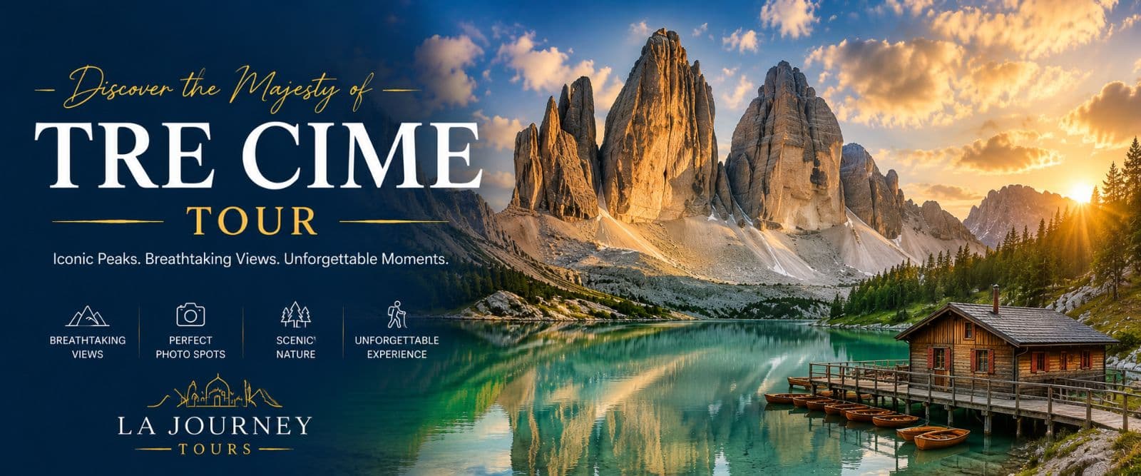 Tre Cime di Lavaredo & Lago di Braies one day trip
