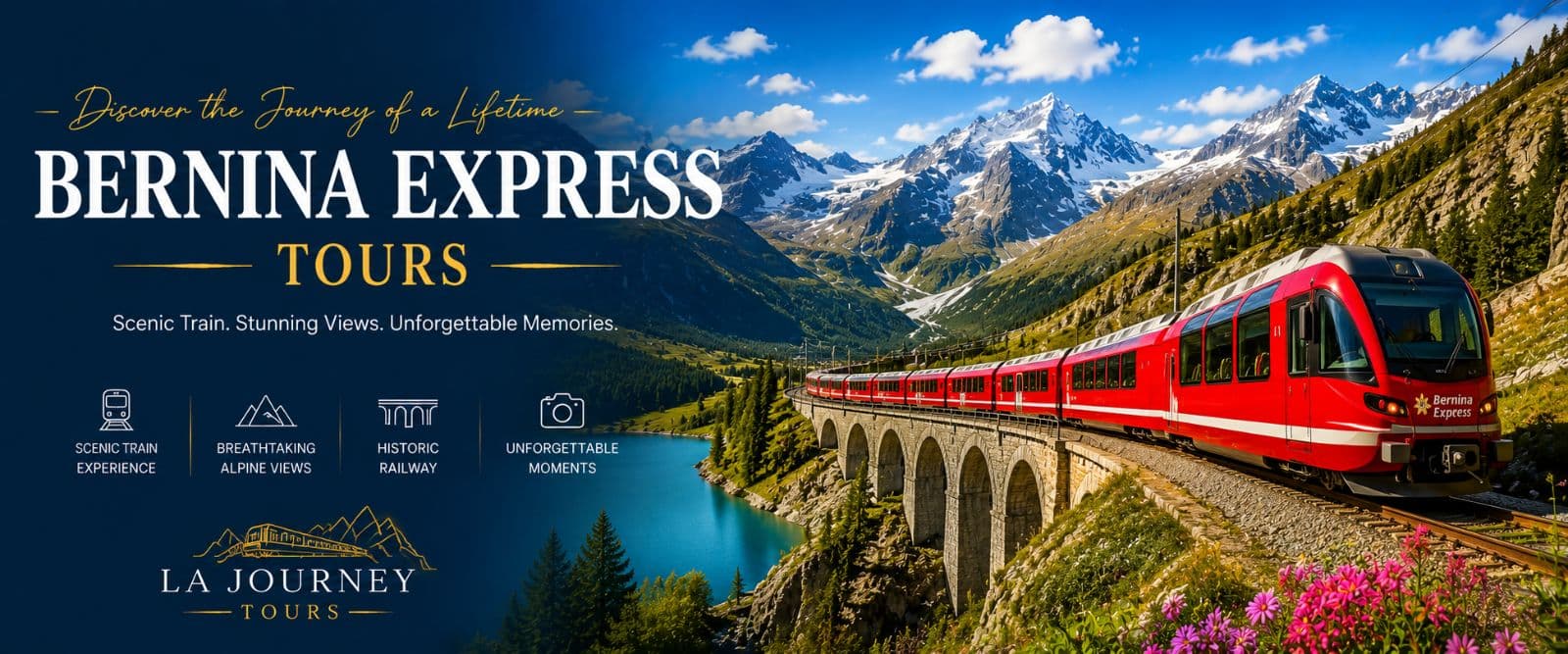Bernina express train ride one day trip
