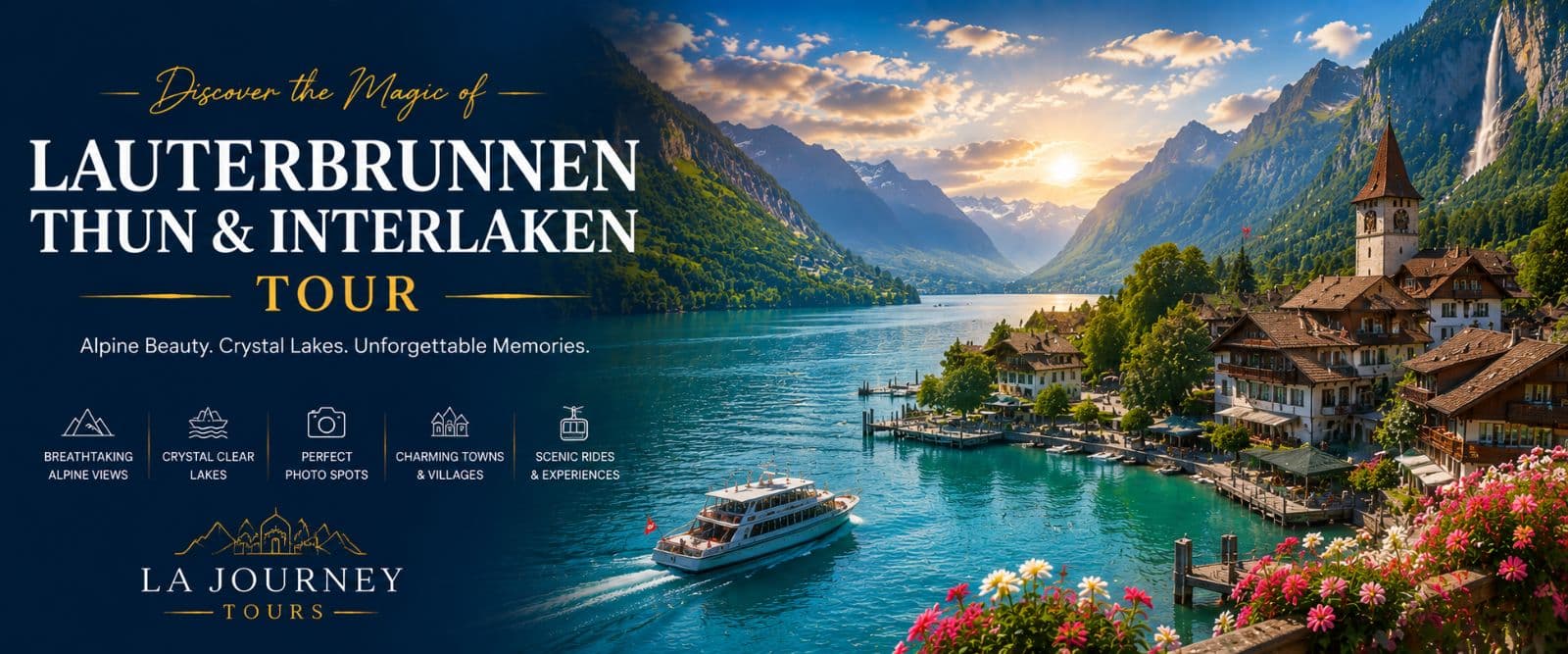 Thun • Interlaken • Iseltwald • Sigriswil Bridge • Lauterbrunnen Day Trip